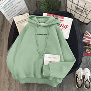 Korean Style Casual Long Sleeve Hooded Sweatshirt