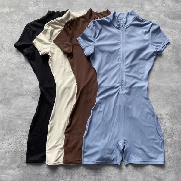 Women's Slim Fit Fitness & Dance Short Romper