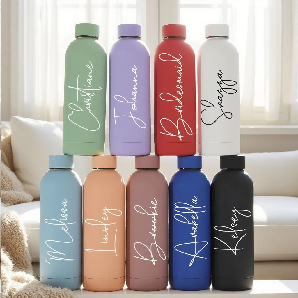 Insulated Outdoor Sports Bottle - Double-Layer Vacuum Insulation