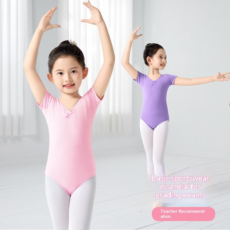 Kids' Long-Sleeve Ballet & Dance Leotard for Practice