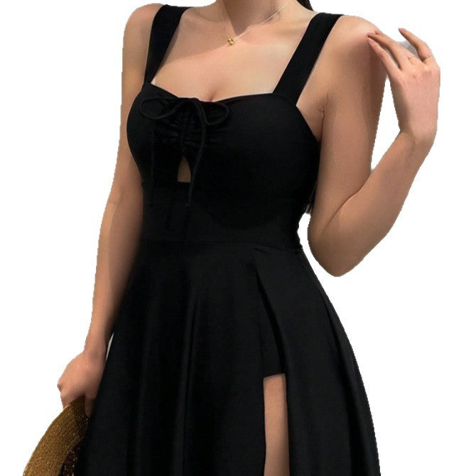 Tummy Control Modest One-Piece Swimsuit