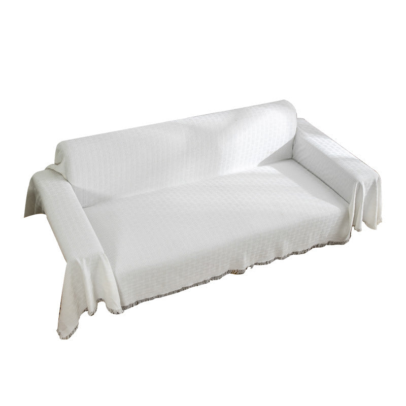 Soft Cotton Four-Season Sofa Throw Blanket