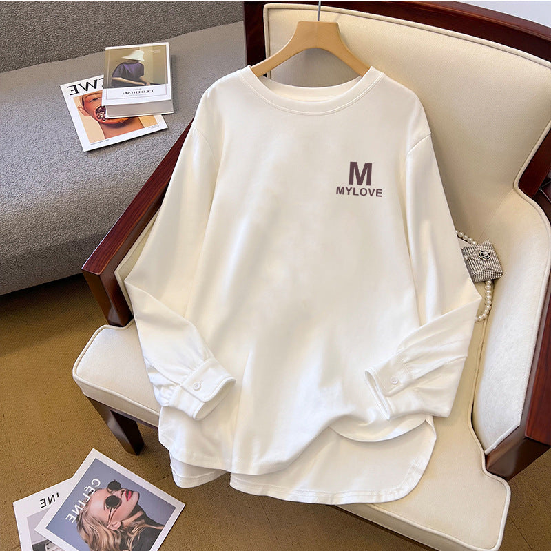 Cute Anime Print Cotton Long Sleeve Sweatshirt