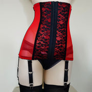 Sexy Transparent Garter Belt for Women - High Waist Closure & Body Shaping