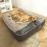Extra for large Dog Bed with Plush - Heavy-Duty for large Dog Sofa Bed, All-Season Orthopedic-like Support, Non-Slip Bottom, Easy-Clean Pet Mattress for Golden Retrievers,