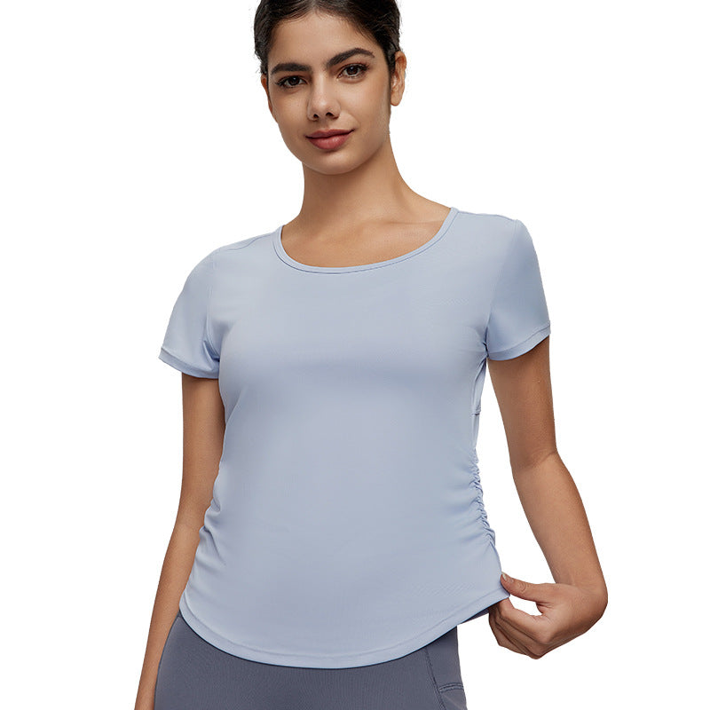 Mesh Stitching Breathable Exercise Top