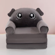 Foldable Cartoon Foam Sofa with 30D Density, Three‑Layer Space‑Saving Design