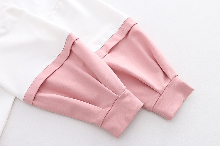 Cute Bunny Hooded Student Sweatshirt