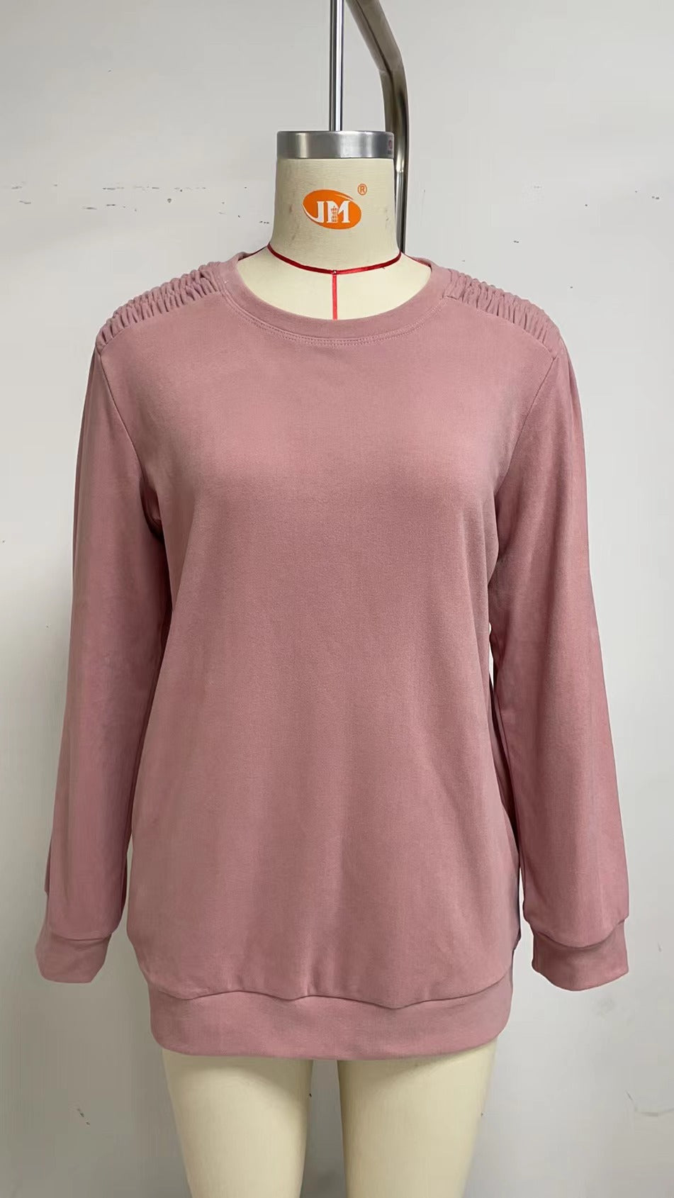 Women's Casual Long Sleeve Pocket Pullover Sweatshirt