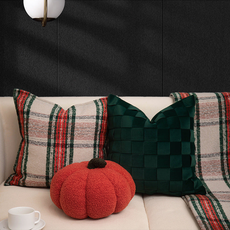Striped Geometric Throw Pillow Cover - British Style Sofa Cushion