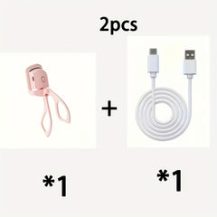 Portable USB Rechargeable Electric Eyelash Curler