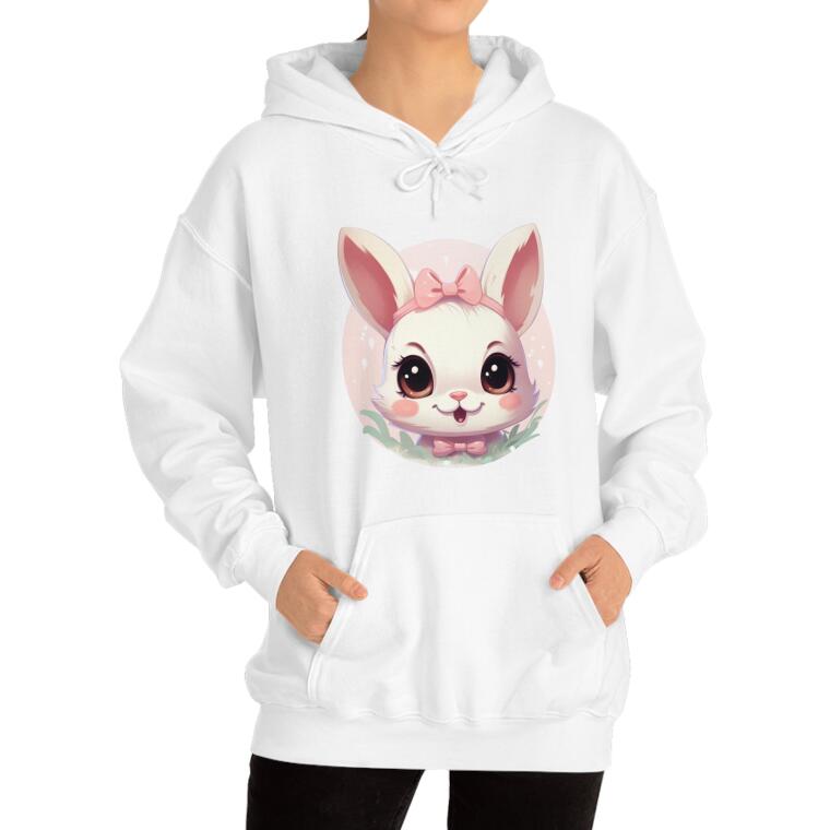 Plush Rabbit Velvet Hooded Sweatshirt