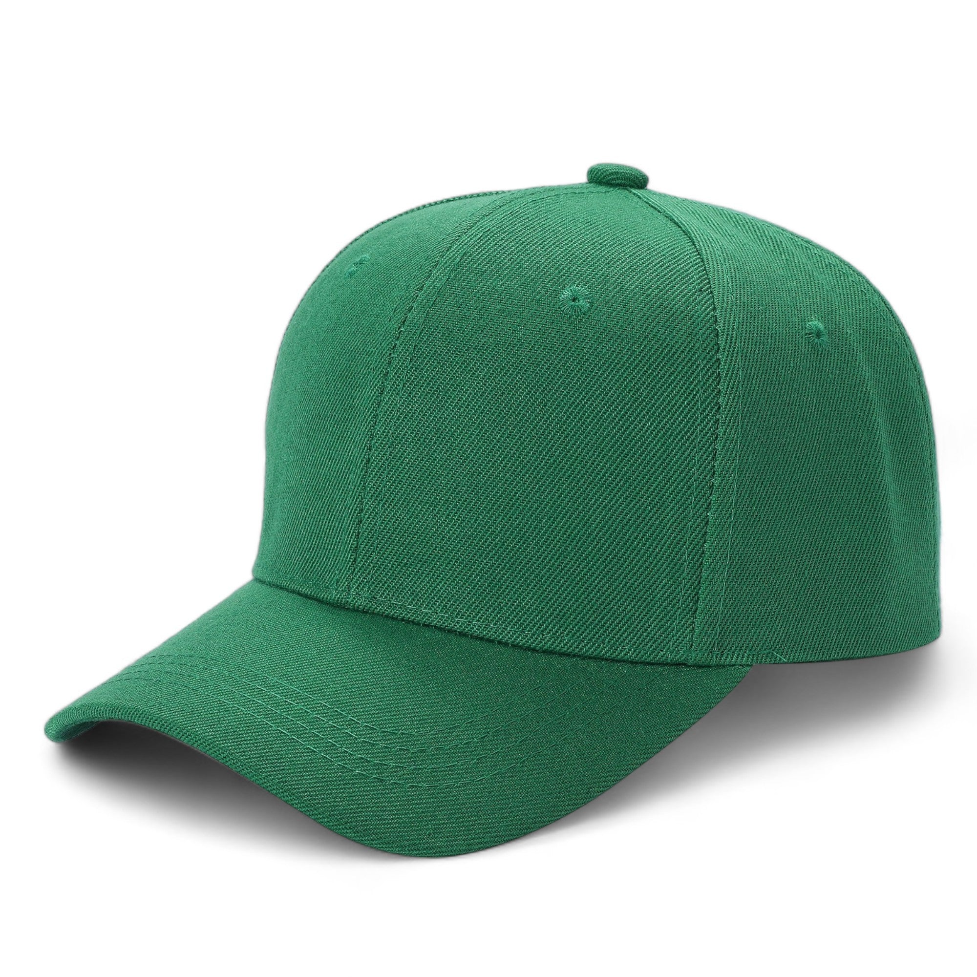 Unisex Premium Adjustable Baseball Cap – Solid Plain Color with Curved Visor