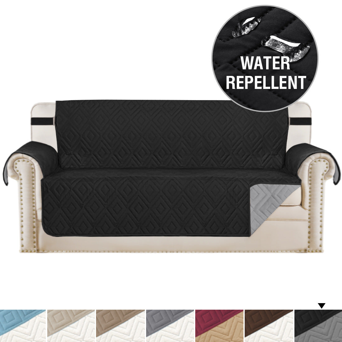 Thickened Waterproof Pet Sofa Cushion with Breathable Grid Design