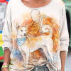 Women's Casual Long Sleeve Round Neck Loose T-Shirt