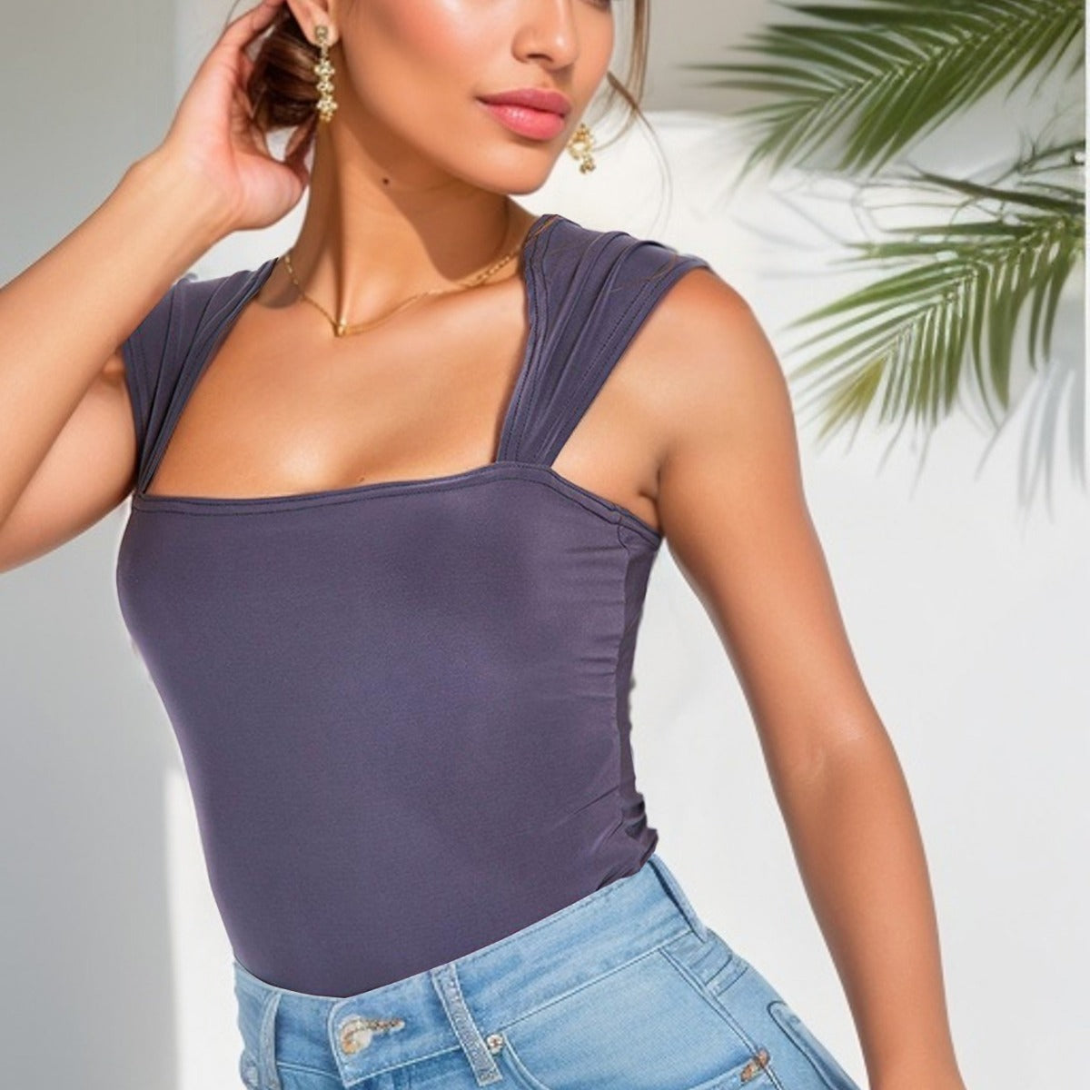 Women's Sexy Slim-Fit Sleeveless Jumpsuit