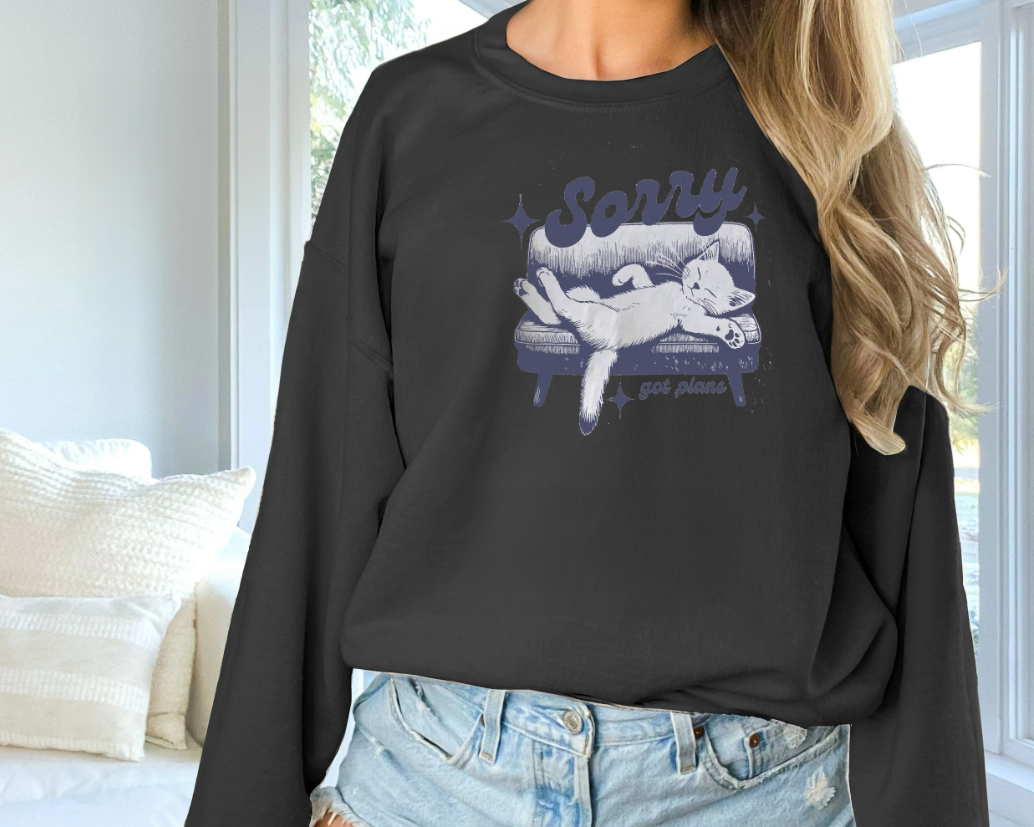 Chic Solid Color Long Sleeve Sweatshirt for Women