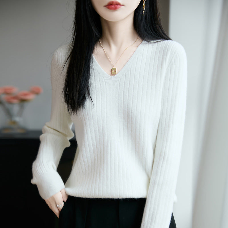 Solid-color Chic Base Top for Layering
