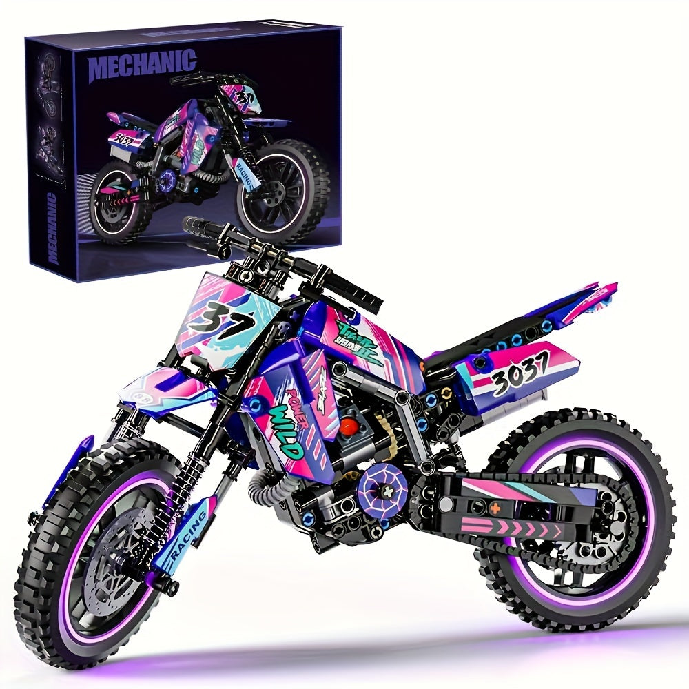 476-Piece Motorcycle Building Block Set