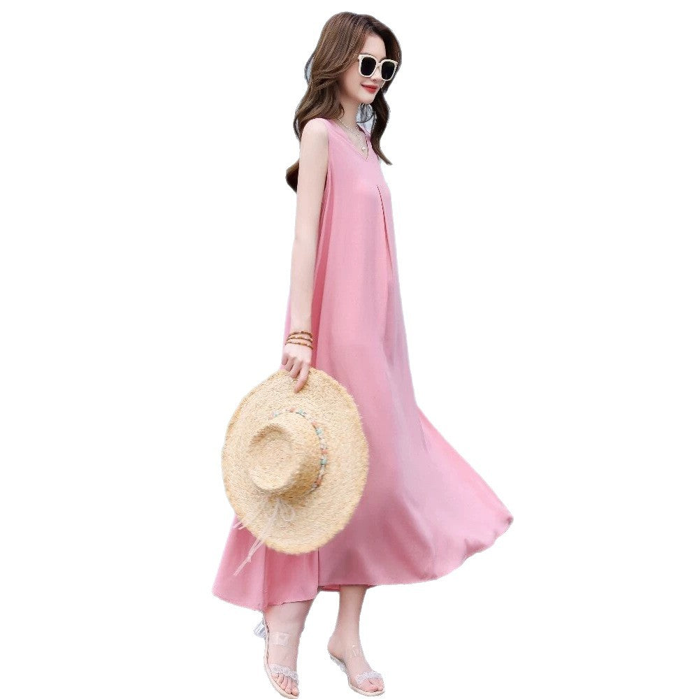 New Cotton-silk Dress for Women