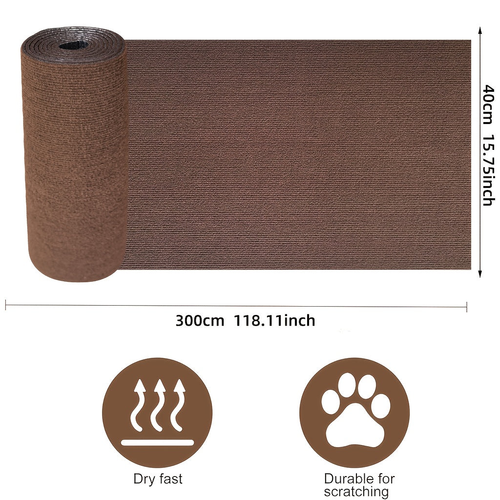 Cat Scratching Post Cat Scratching Mat Self Adhesive Polyester Material - Multi-Size Pack Versatile And Durable Cat Scratching Board, Interactive Pet Cat Climbing Mat Cat Scratching Stickers For Ho...