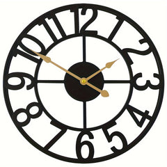 Large Metal Wall Clock for Room Decoration