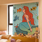 Dormitory Simple Paste Shading Cloth Korean Ins Style Velcro Curtain