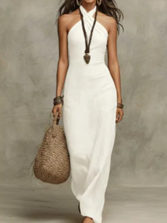 Chic Sleeveless Polyester Women's Jumpsuit