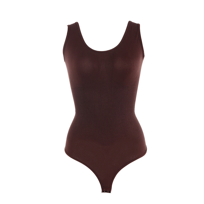Plus Size Seamless One-Piece Body Shaper & T-Shaped Corset