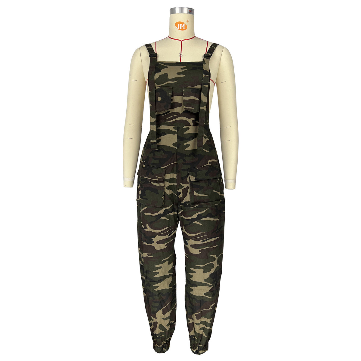 Women's Casual Loose Camouflage Jumpsuit Overalls