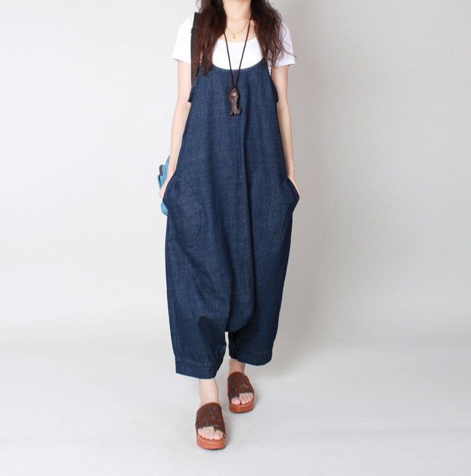 Plus Size Denim Culotte Overalls & Summer Romper