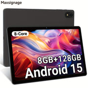 11" Business Tablet - 2025'S Hot Model | 8(4+4)GB+128GB | Android 15/13 Octa-Core Powerhouse | WiFi 6 | Dual Cameras | Long-Lasting Battery | Ad-Free Zone | Perfect Holiday Gift | Tablets On, Table...