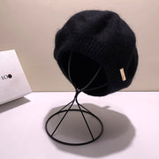 Warm Gray Beret Hat