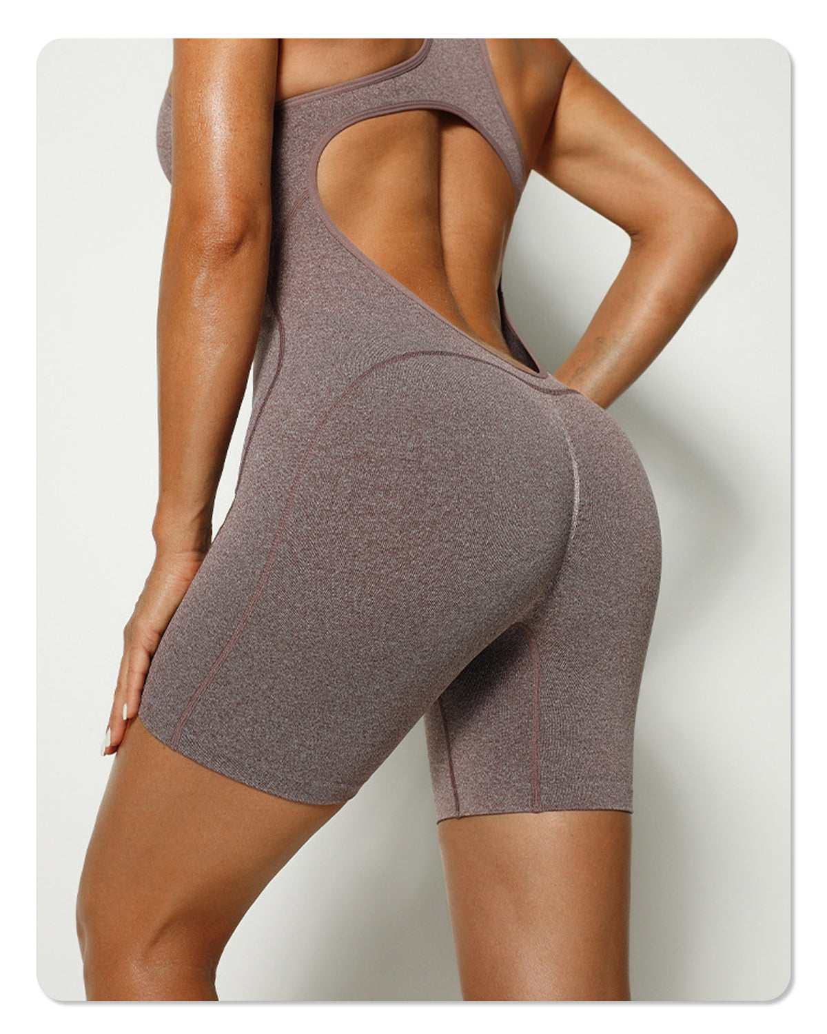 Women's Dance Zipper Tight Seamless Knitted Yoga Bodysuit