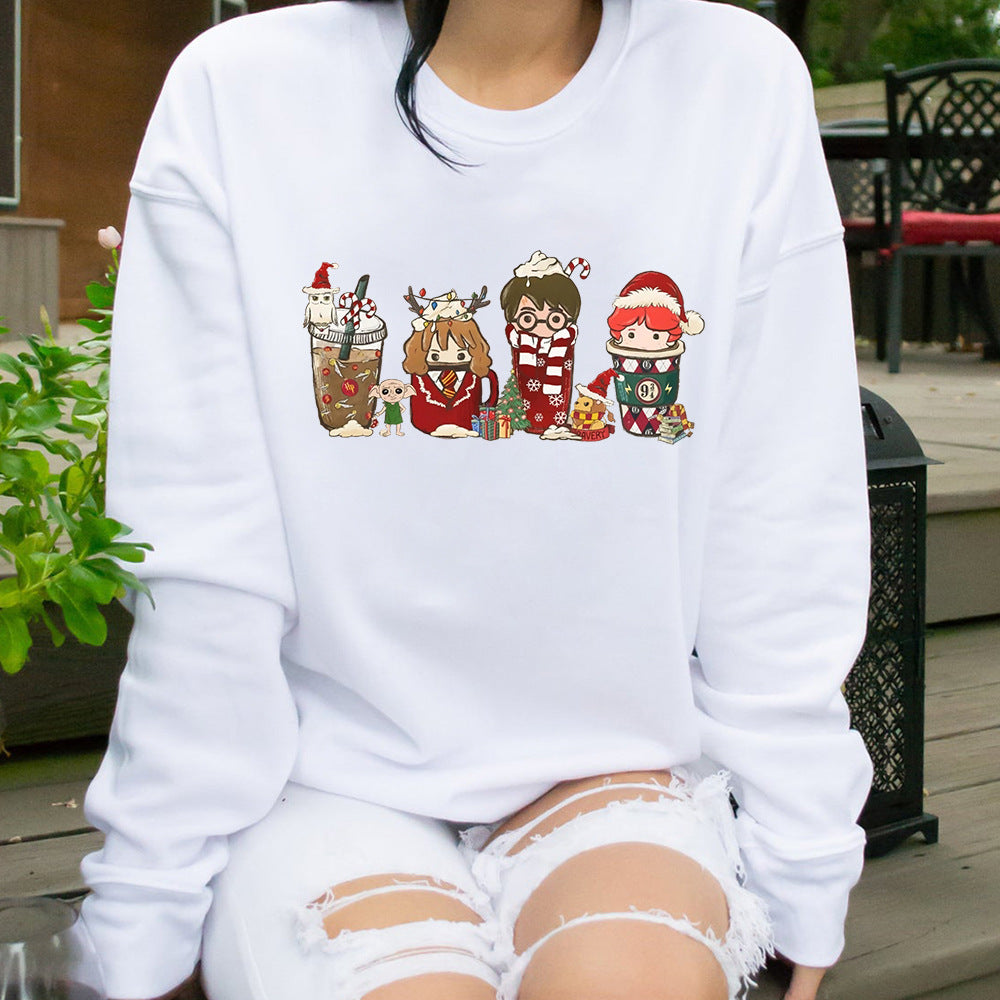 Women's Magic Wizard Christmas Sweatshirt Holiday Pullover