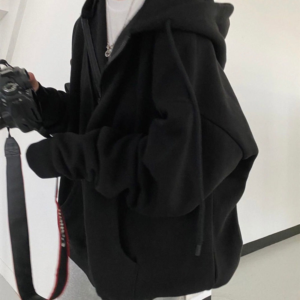 Women's Cozy Long Sleeve Zipper Pocket Hoodie