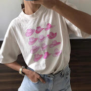 Slim-Fit Anime Print Women's T-Shirt – Fresh, Trendy & Midriff