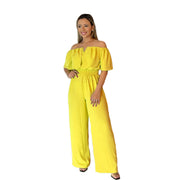 Chic Open-Back Waist-Cinching Casual Jumpsuit