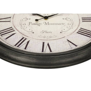 Clocks, 30 Round, Large Oversized, Wall Clock, Brown, Transitional