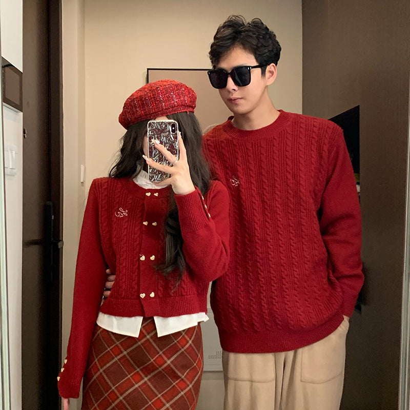 Women's Fake Two Pieces Sweaters Top