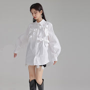 Special-interest Design French Elegant White Shirt
