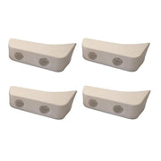 Sled Glide Fits 1" Tube Patio Lounge Chair Chaise Lounge Protector from Scratches and Rust [8 pcs]