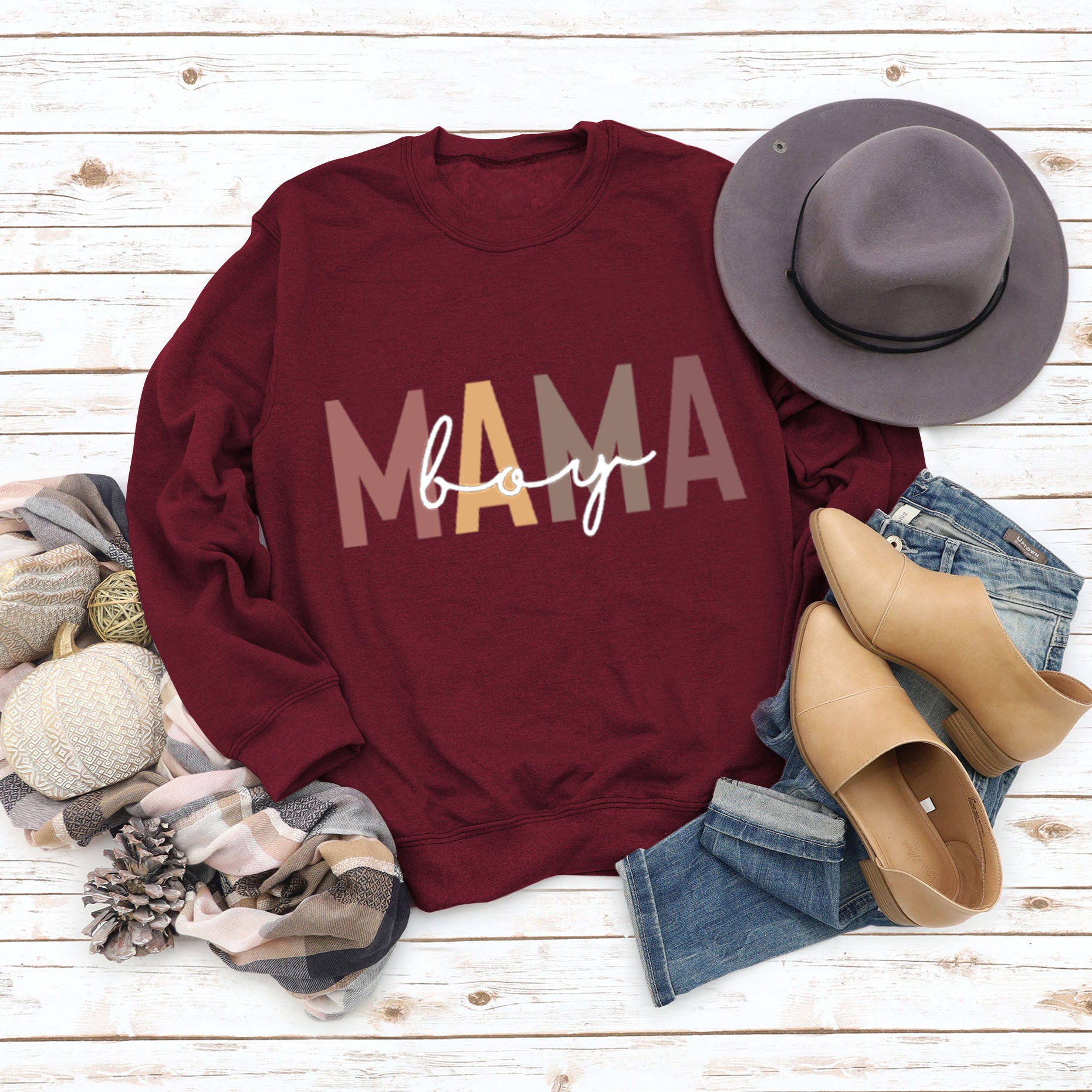 Women's Cotton Printed Loose Fit Sweatshirt