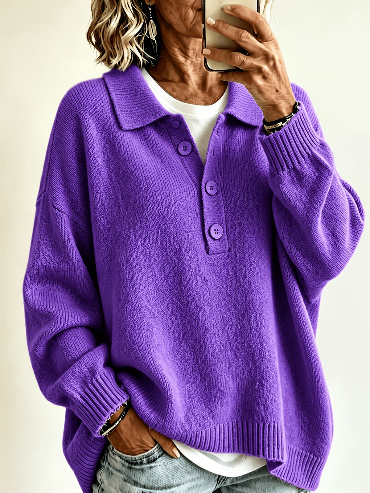 Women's Fashionable Pullover Cardigan