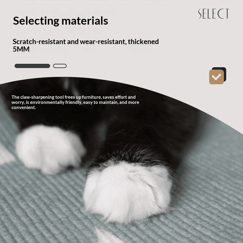 Multi-functional Wall-mounted Cat Climbing Scratching Post