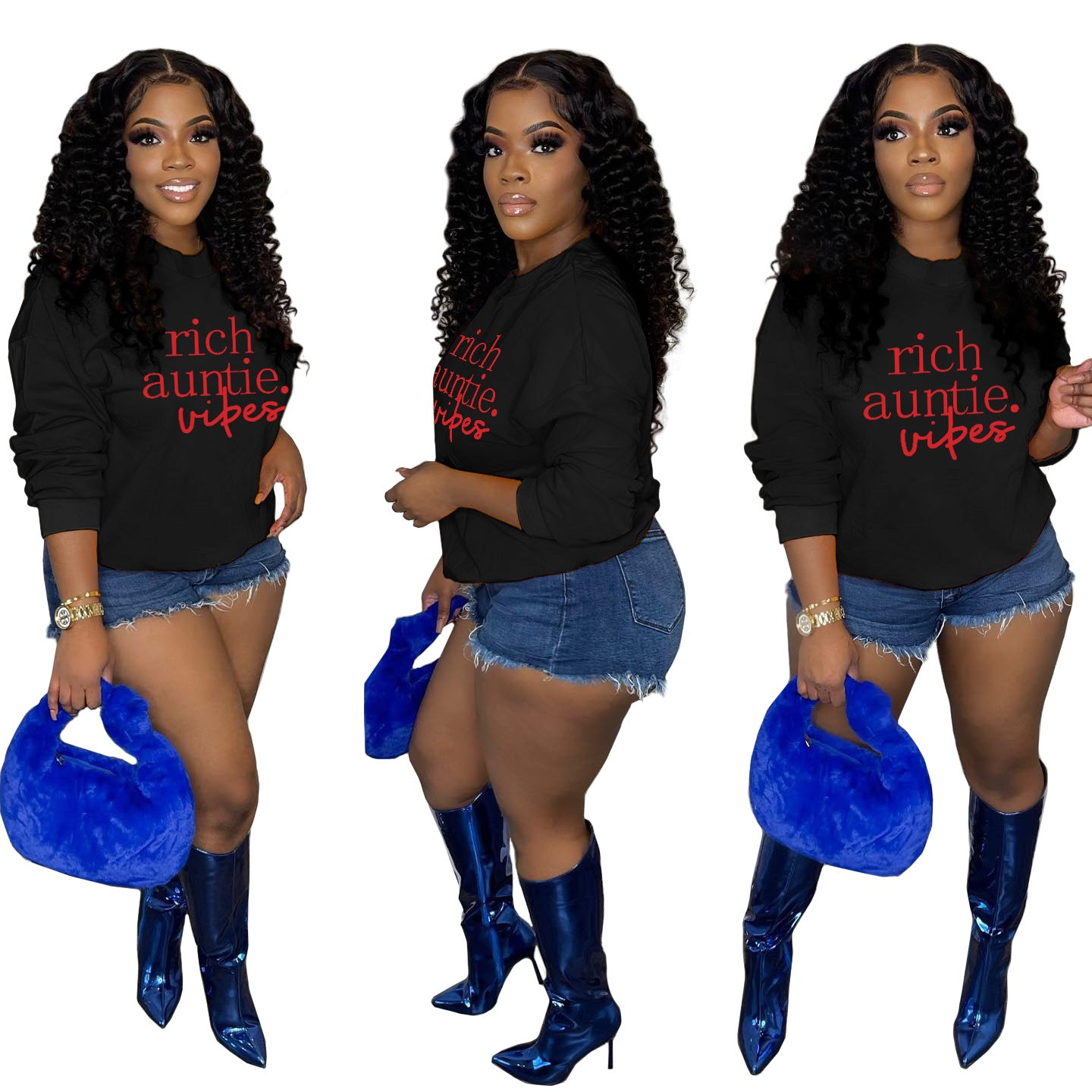 Cozy Fleece-Lined High Collar Casual Sweatshirt