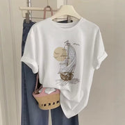 Summer Printed Top for Women - Casual & Stylish