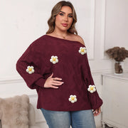 Batwing Sleeve Loose Pullover Female Female