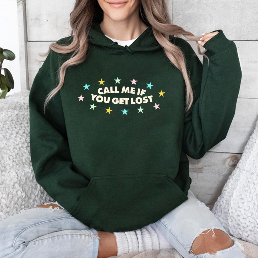 If You Get Lost Call Me Retro Streetwear Hoodie