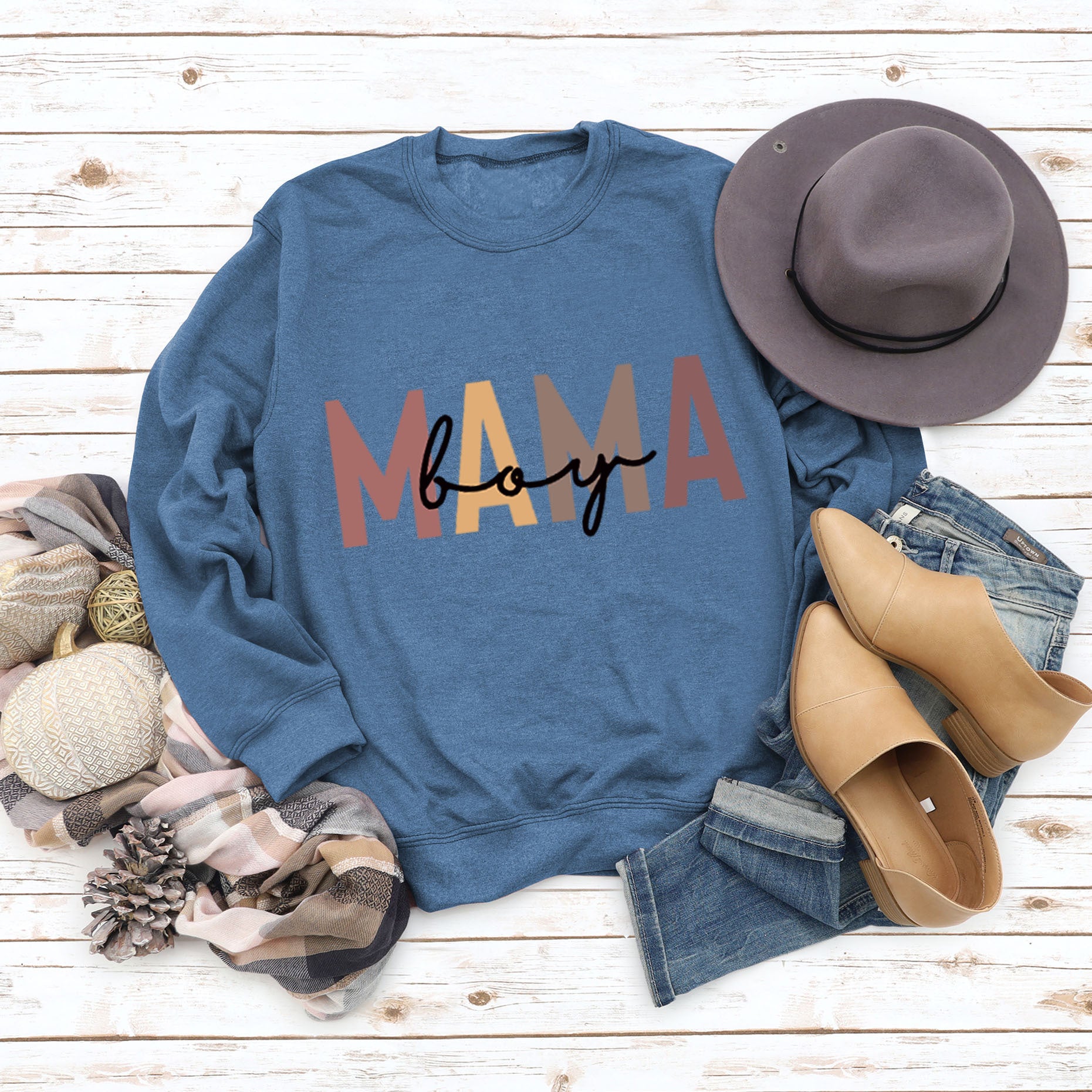 Women's Cotton Printed Loose Fit Sweatshirt
